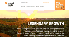 Desktop Screenshot of legendseeds.ca